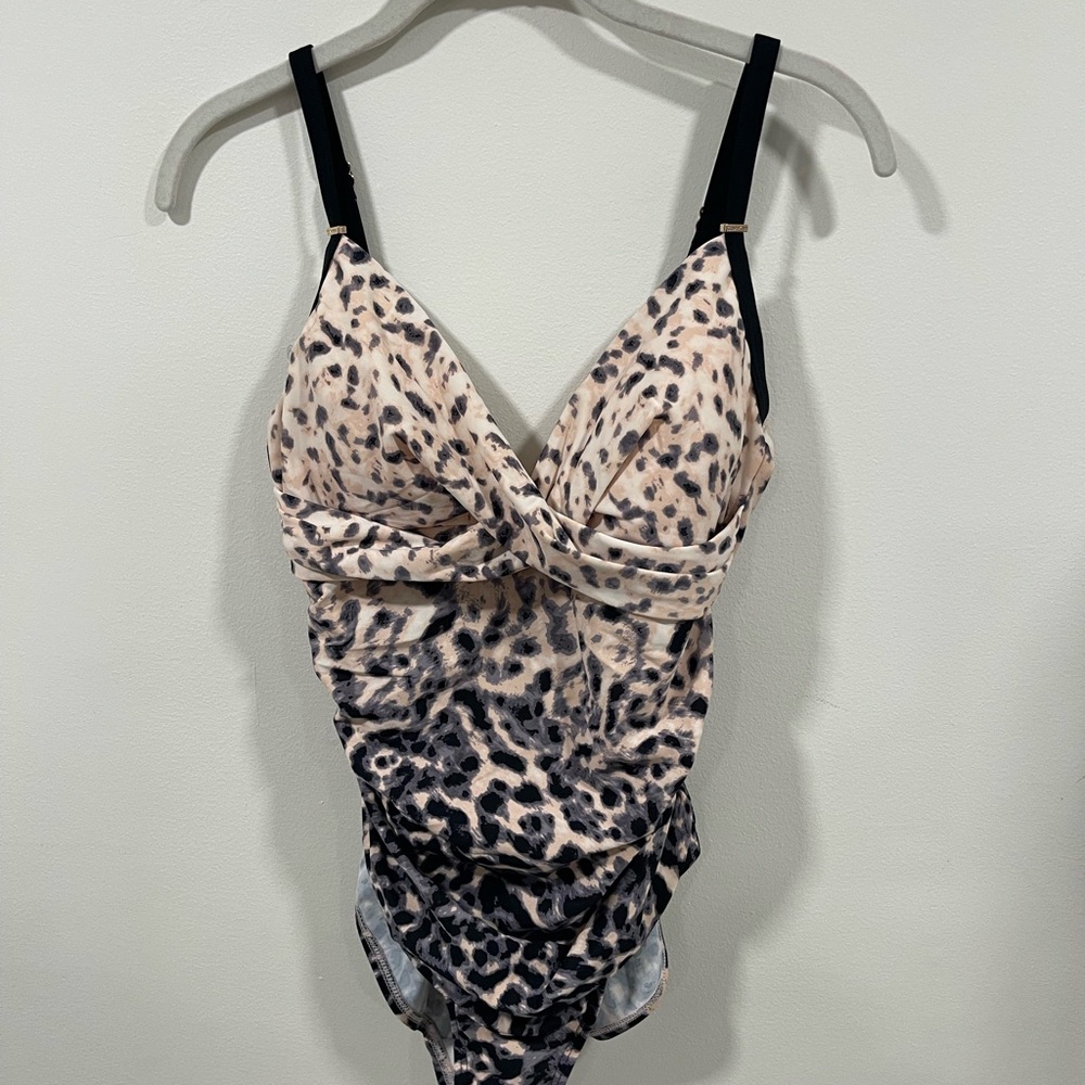Calvin Klein Leopard Print Bra Bodysuit